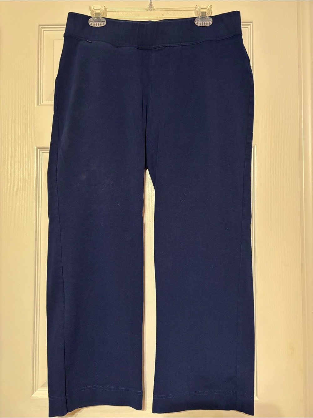 Lands' End Women's Wide-Leg Pants in Navy
